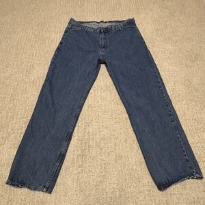 Army Navy Denim Jeans Men 44/32 Medium Blue Wash Relaxed Fit